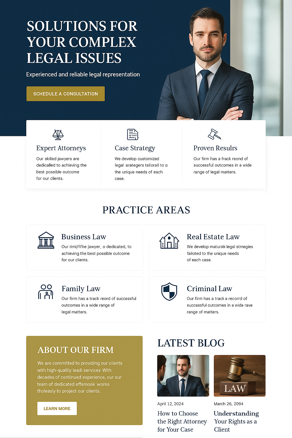 Modern Law Template